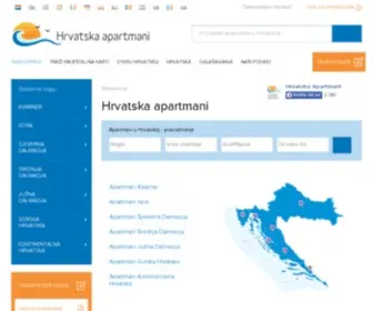Hrvatskaapartmani.hr(Hrvatska Apartmani) Screenshot