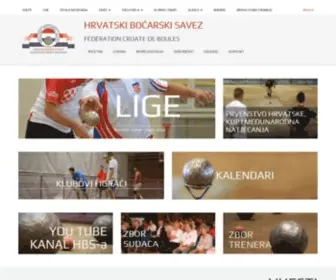 Hrvatski-Bocarski-Savez.hr(Hrvatski boćarski savez) Screenshot