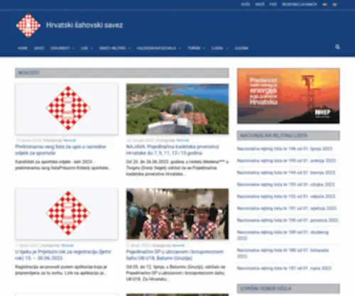 Hrvatski-Sahovski-Savez.hr(Hrvatski) Screenshot