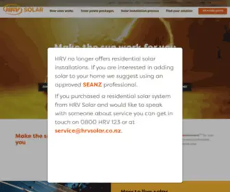 HRvsolar.co.nz(HRV Solar) Screenshot