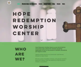 HRwcenter.org(Hope Redemption Worship Center) Screenshot