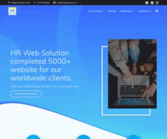 Hrwebsolution.com(HR Web Solution) Screenshot