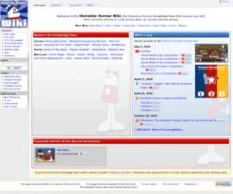 Hrwiki.org(Homestar Runner Wiki) Screenshot