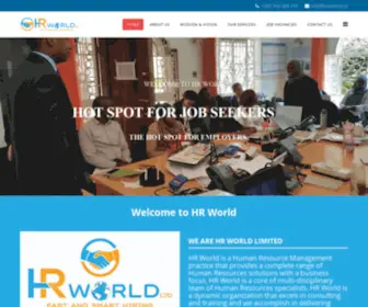 Hrworld.co.tz(HR World) Screenshot