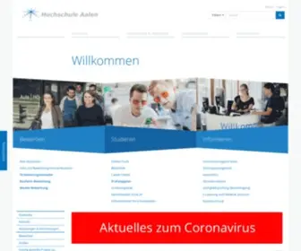 HS-AAlen.de(Hochschule Aalen) Screenshot