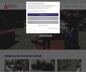 HS-Anhalt.de(Hochschule Anhalt) Screenshot