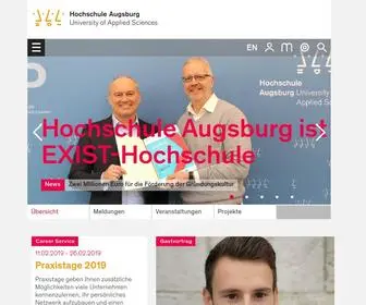 HS-Augsburg.de(Technische Hochschule Augsburg) Screenshot