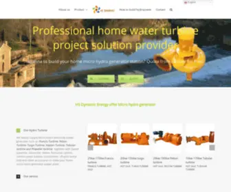 HS-Dynamics.com(Micro hydro generator professional provider and water turbine supplier) Screenshot