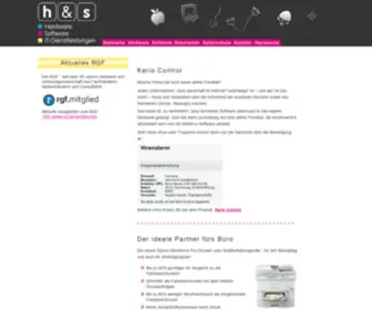 HS-Kiel.de(Ihr Systemhaus für Apple und Windows in Kiel hardsoft) Screenshot