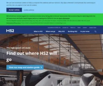 HS2.org.uk(High Speed 2) Screenshot