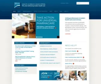HsABC.org(Health Sciences Association) Screenshot