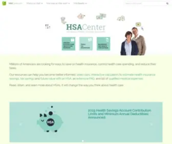 Hsacenter.com(Health Savings Accounts) Screenshot