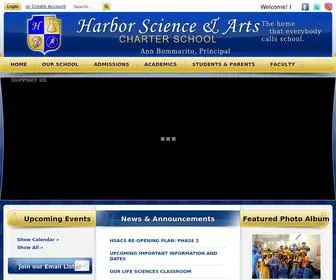 Hsacs.org(Harbor Science and Arts Charter School) Screenshot