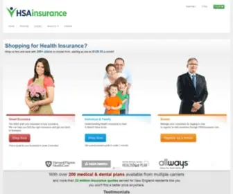 Hsainsurance.com(HSA Insurance) Screenshot