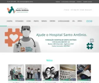 Hsan.com.br(Hospital Santo Antônio) Screenshot