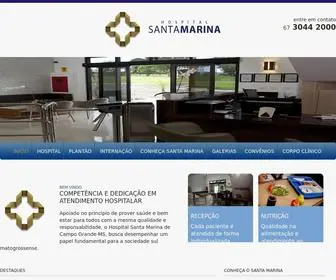 Hsantamarina.com.br(Hospital Santa Marina) Screenshot