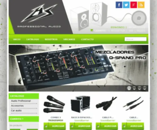 Hsaudio.com.ve(Tienda en Linea) Screenshot