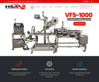 Hsausa.com(Inkjet Marking Systems) Screenshot