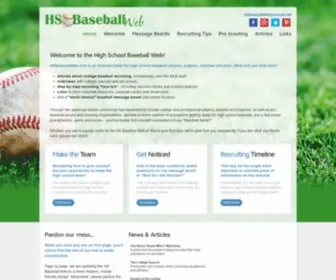 Hsbaseballweb.com(HS Baseball Web) Screenshot