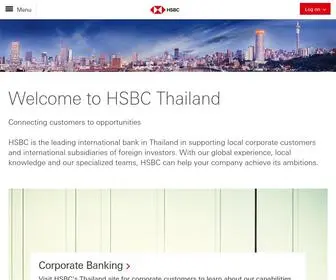 HSBC.co.th(HSBC Thailand) Screenshot