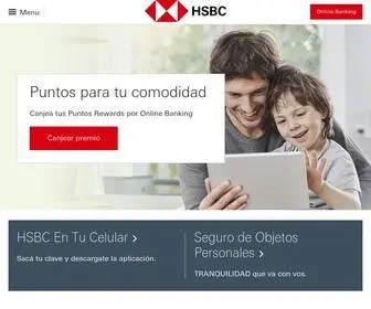 HSBC.com.ar(HSBC Argentina) Screenshot