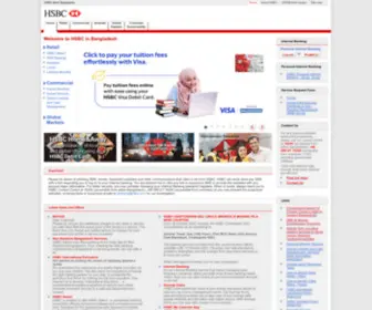 HSBC.com.bd(Corporate, Retail) Screenshot