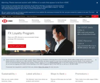 HSBC.com.sg(HSBC Singapore) Screenshot