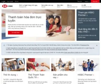 HSBC.com.vn(Ngân Hàng HSBC Việt Nam) Screenshot