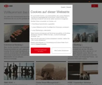 HSBC.de(HSBC Deutschland) Screenshot