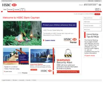 HSBC.ky(HSBC Bank (Cayman) Limited) Screenshot