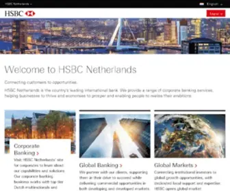 HSBC.nl(HSBC in The Netherlands) Screenshot