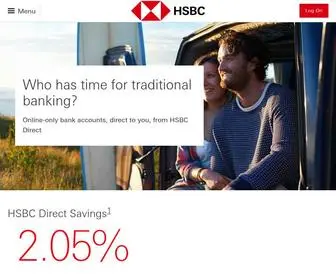 HSBCDirect.com(HSBC Direct) Screenshot