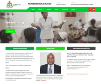 HSB.co.zw(Health Service Board) Screenshot