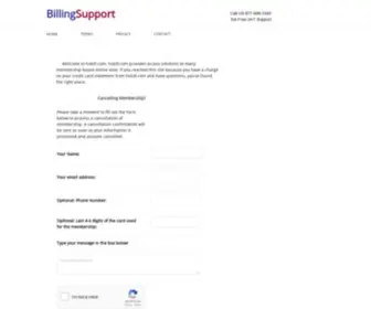 Hsbill.com(Customer Support) Screenshot
