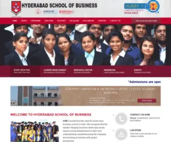 Hsbindia.in(Hyderabad School Of Business) Screenshot