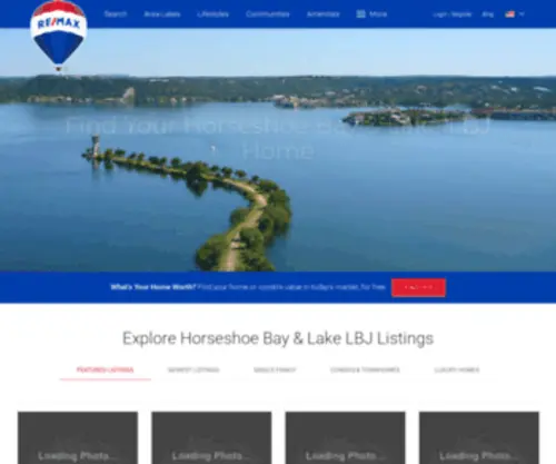 HSbresortsales.com(RE/MAX Horseshoe Bay Resort Sales) Screenshot