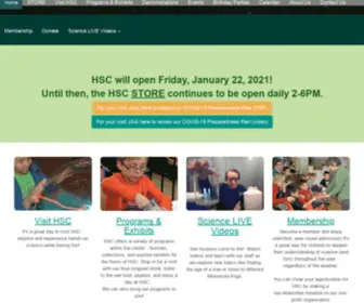 HScbemidji.org(Headwaters Science Center Bemidji) Screenshot