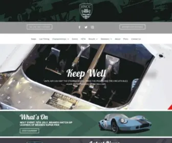 HSCC.org.uk(Historic Sports Car Club) Screenshot