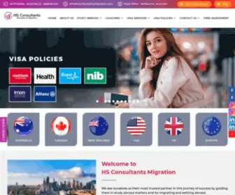 Hsconsultantsmigration.com(Visa Consultant) Screenshot