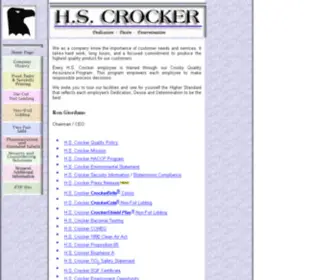 HScrocker.com(H.S. Crocker) Screenshot
