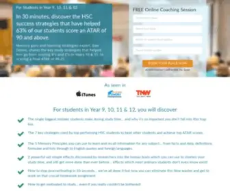 HScsuccess.com.au(HSC Success Seminar in Sydney) Screenshot