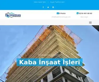 Hsdemircaninsaat.com(HSDEMİRCAN) Screenshot