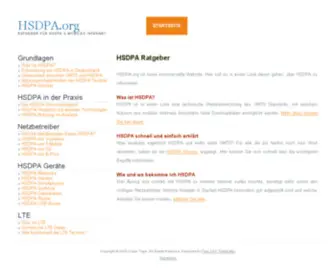 HSdpa.org(Ratgeber) Screenshot