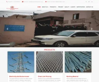 Hsengineering-Works.com(Electricity Distribution Tower) Screenshot