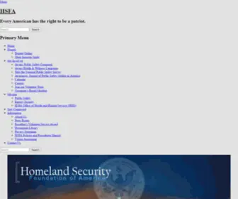 Hsfamerica.org(Every American has the right to be a patriot) Screenshot