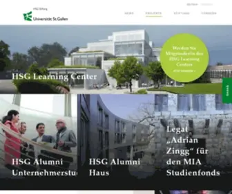 HSG-Stiftung.ch(HSG Stiftung) Screenshot