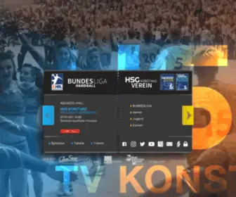 HSgkonstanz.de(Offizielle Website der HSG Konstanz. Spitzensport am Bodensee) Screenshot