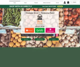 HSgrocery.com(Wholesale Grocer) Screenshot