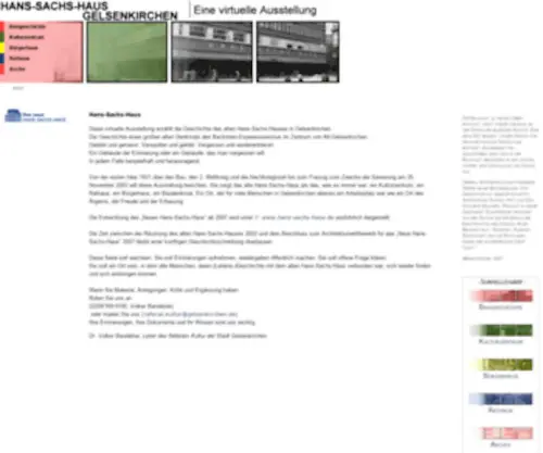 HSH-GE.de(Hans-Sachs-Haus Gelsenkirchen) Screenshot
