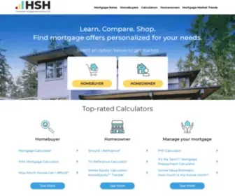 HSH.com(Mortgage Rates) Screenshot